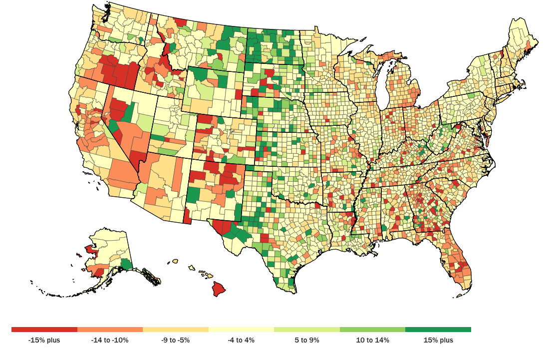 See How Well Your Neighbors Have Recovered From the Recession | TIME Labs